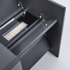 Tamarin Aplique para exterior LED Antracita, Marrón, Color madera, 1 luz
