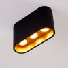 Dalarna Lámpara de Techo LED Negro-dorado, 1 luz