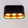 Dalarna Lámpara de Techo LED Negro-dorado, 1 luz