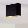 Dalarna Lámpara de Techo LED Negro-dorado, 1 luz