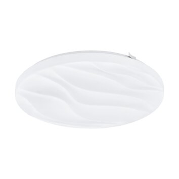 Eglo BENARIBA Lámpara de Techo LED Blanca, 1 luz