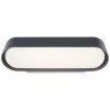 Brillliant Samira Aplique para exterior LED Negro, 1 luz