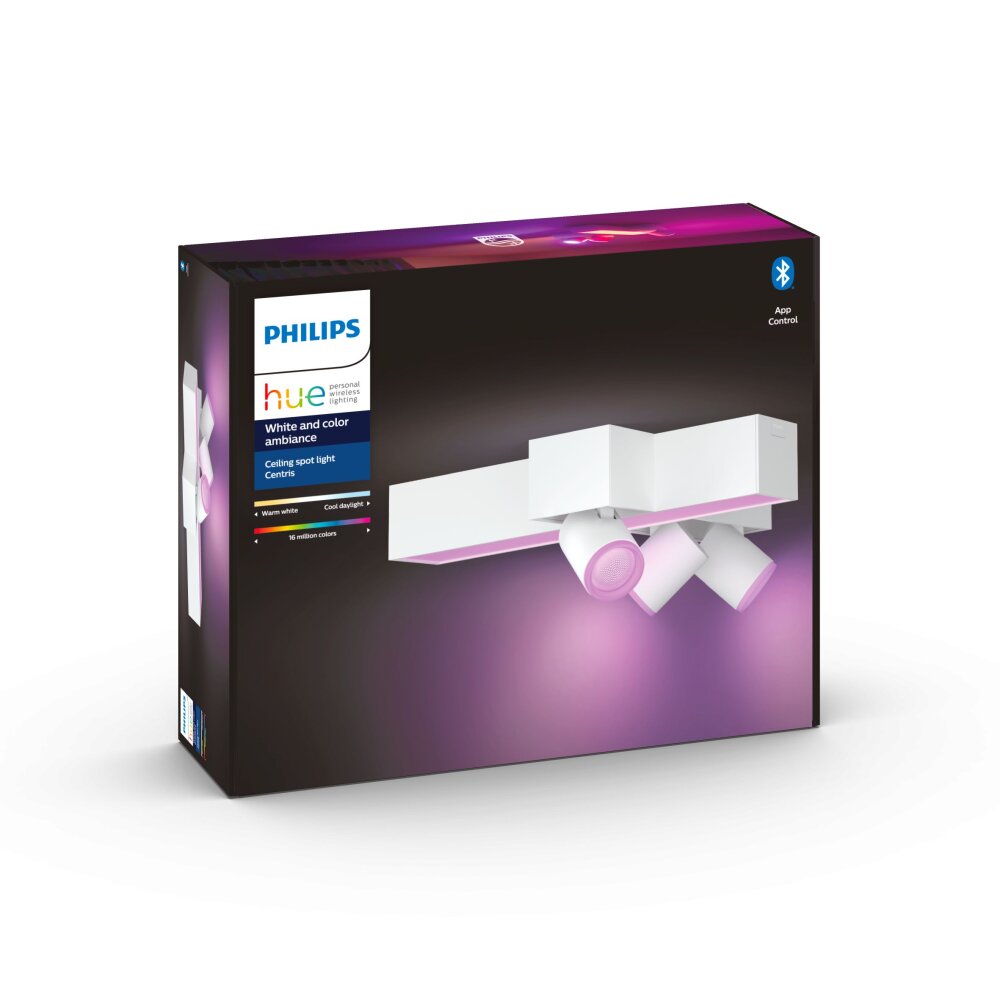 Philips HUE Centris Lámpara de Techo LED Negro 8718696176047