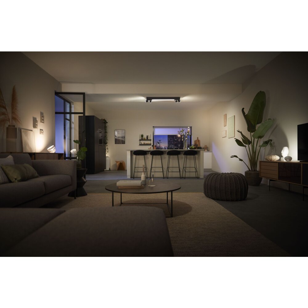 Philips HUE Centris Lámpara de Techo LED Negro 8718696176047