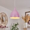 Roseway Lámpara Colgante Rosa, 1 luz