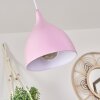 Roseway Lámpara Colgante Rosa, 1 luz