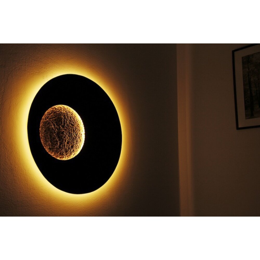 Holländer LUNA Lampada da tavolo LED Marrone, Oro, Nero 300 K 12253