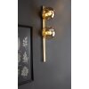 Luce Design PLUTO Aplique dorado, 2 luces