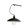 Luce-Design ELDORADO Aplique Negro, 1 luz