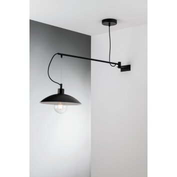 Luce-Design ELDORADO Aplique Negro, 1 luz