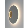 Holländer LUNA Aplique LED dorado, Gris, 2 luces