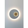 Holländer LUNA Aplique LED dorado, Gris, 2 luces