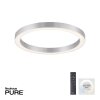 Paul Neuhaus PURE-LINES Lámpara de Techo LED Plata, 1 luz, Mando a distancia