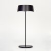 Kouvi Lámpara de mesa LED Negro, 1 luz