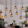 Koyoto Lámpara Colgante - Cristal Colores ámbar, 8 luces