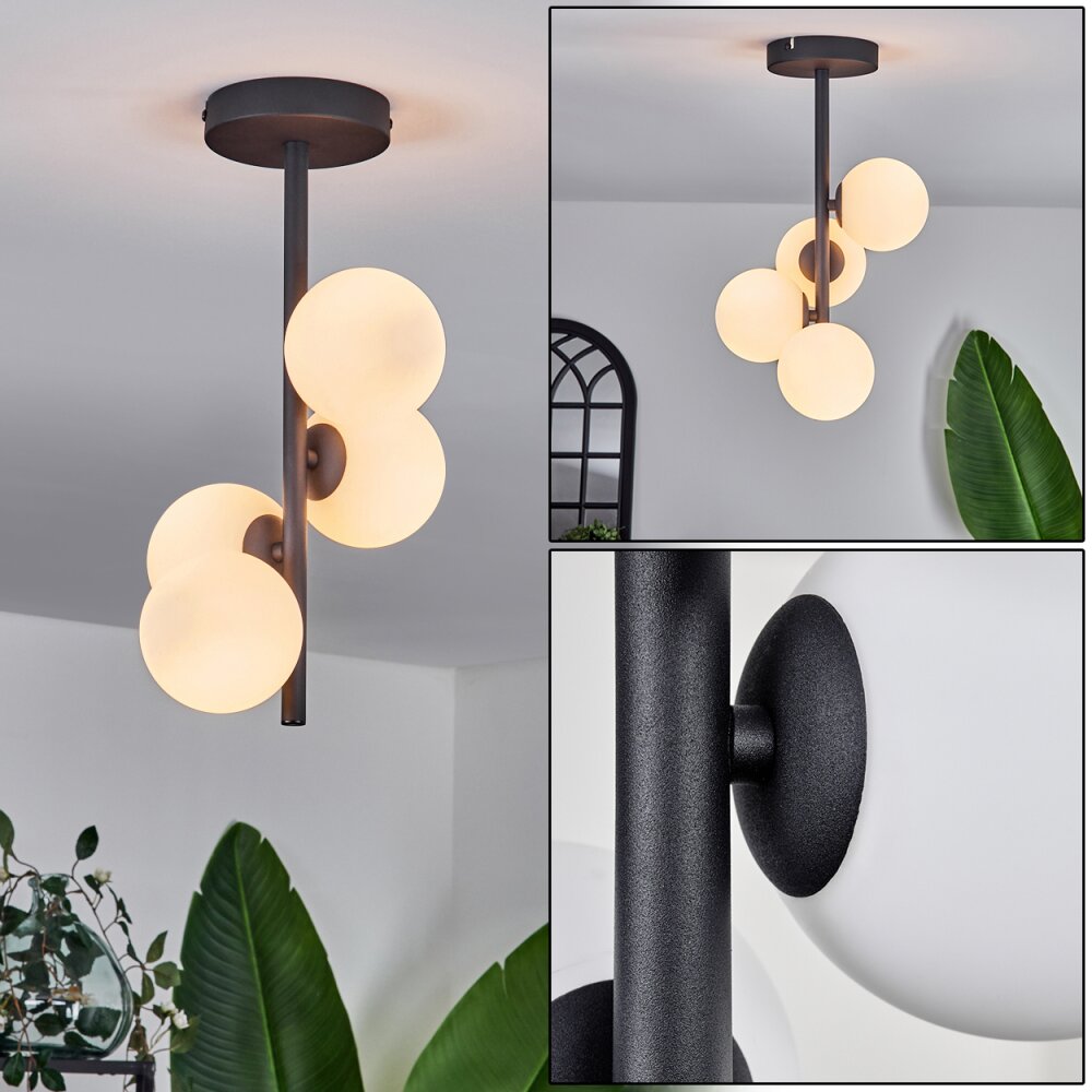 Chehalis Lámpara de Techo - Szkło 10 cm Blanca, 4 luces main product photo