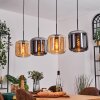 Lauden Lámparas suspendidas Colores ámbar, Cromo, 4 luces