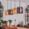 Lauden Lámparas suspendidas Colores ámbar, Cromo, 4 luces