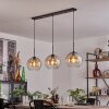 Koyoto Lámparas suspendidas Negro, 3 luces