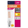 Lámparas Osram E14 LED 4 Watt blanco cálido 470 Lumen