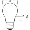 Lámparas Osram E27 LED 4.9 Watt blanco cálido 470 Lumen