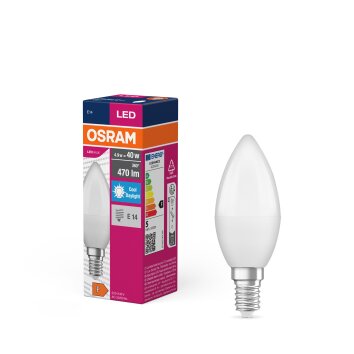 Lámparas Osram E14 LED 4.9 Watt luz blanca día 470 Lumen