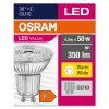 Lámparas Osram GU10 LED 4.3 Watt blanco cálido 350 Lumen