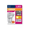 Lámparas Osram GU10 LED 4.3 Watt blanco cálido 350 Lumen