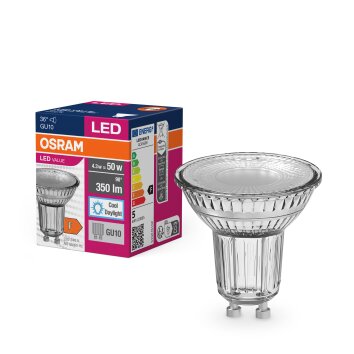 Lámparas Osram GU10 LED 4.3 Watt luz blanca día 350 Lumen