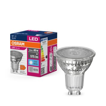 Lámparas Osram GU10 LED 6.9 Watt blanco neutro 575 Lumen