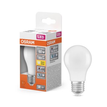 Lámparas Osram E27 LED 9.4 Watt blanco cálido 806 Lumen