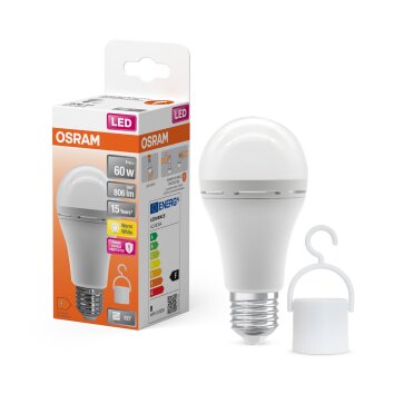 Lámparas Osram E27 LED 8 Watt blanco cálido 806 Lumen