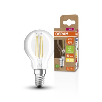 Lámparas Osram E14 LED 2.5 Watt blanco cálido 470 Lumen