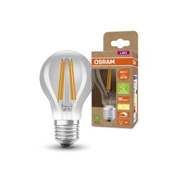 Lámparas Osram E27 LED 2.6 Watt blanco cálido regulable 481 Lumen