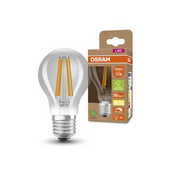 Lámparas Osram E27 LED 5.7 Watt blanco cálido regulable 1055 Lumen