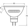 Lámparas Osram LED 5.6 Watt blanco cálido 550 Lumen