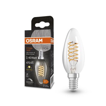 Lámparas Osram E14 LED 4.8 Watt blanco cálido regulable 470 Lumen