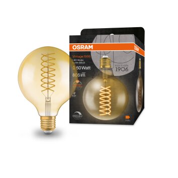 Lámparas Osram E27 LED 8.4 Watt blanco cálido regulable 806 Lumen