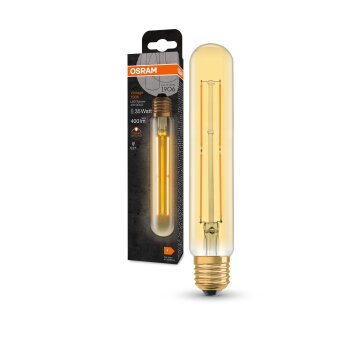 Lámparas Osram E27 LED 4 Watt blanco cálido 400 Lumen