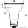 Lámparas Ledvance E27 LED 6.4 Watt blanco cálido regulable 350 Lumen