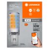 Lámparas Ledvance G9 LED 3.5 Watt blanco cálido regulable 320 Lumen