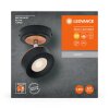 Lámparas Ledvance Decor Plafones LED Negro, 1 luz