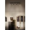 Lámparas Ledvance Decor Plafones LED Negro, 4 luces