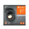 Lámparas Ledvance Decor Plafones LED Negro, 1 luz