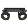 Lámparas Ledvance Decor Plafones LED Negro, 2 luces