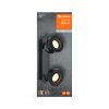 Lámparas Ledvance Decor Plafones LED Negro, 2 luces