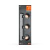 Lámparas Ledvance Decor Plafones LED Plata, 3 luces