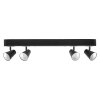 Lámparas Ledvance Decor Plafones LED Negro, 4 luces