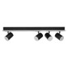 Lámparas Ledvance Decor Plafones LED Negro, 4 luces