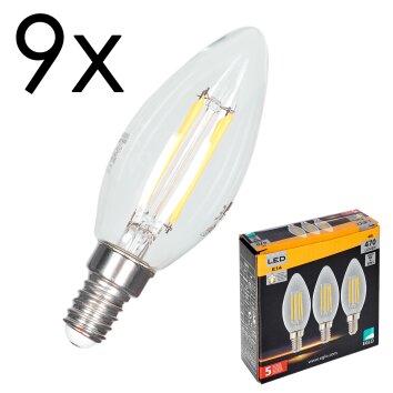 E14 LED 4 Watt blanco cálido 470 Lumen